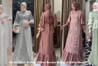 Model Gamis Brokat